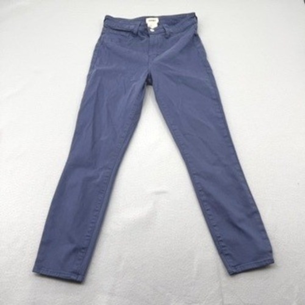 L'AGENCE High Rise Skinny Pants Women 29 Blue Quiet Luxury Designer Capsule Chic